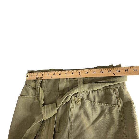 Rails Achilles Pants in Green Canteen High Waist Paper Bag Womens 4 Minimalist - Picture 5 of 10